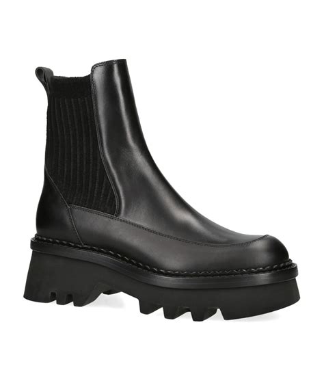 chloe black ankle boots|chloe ankle boots for women.